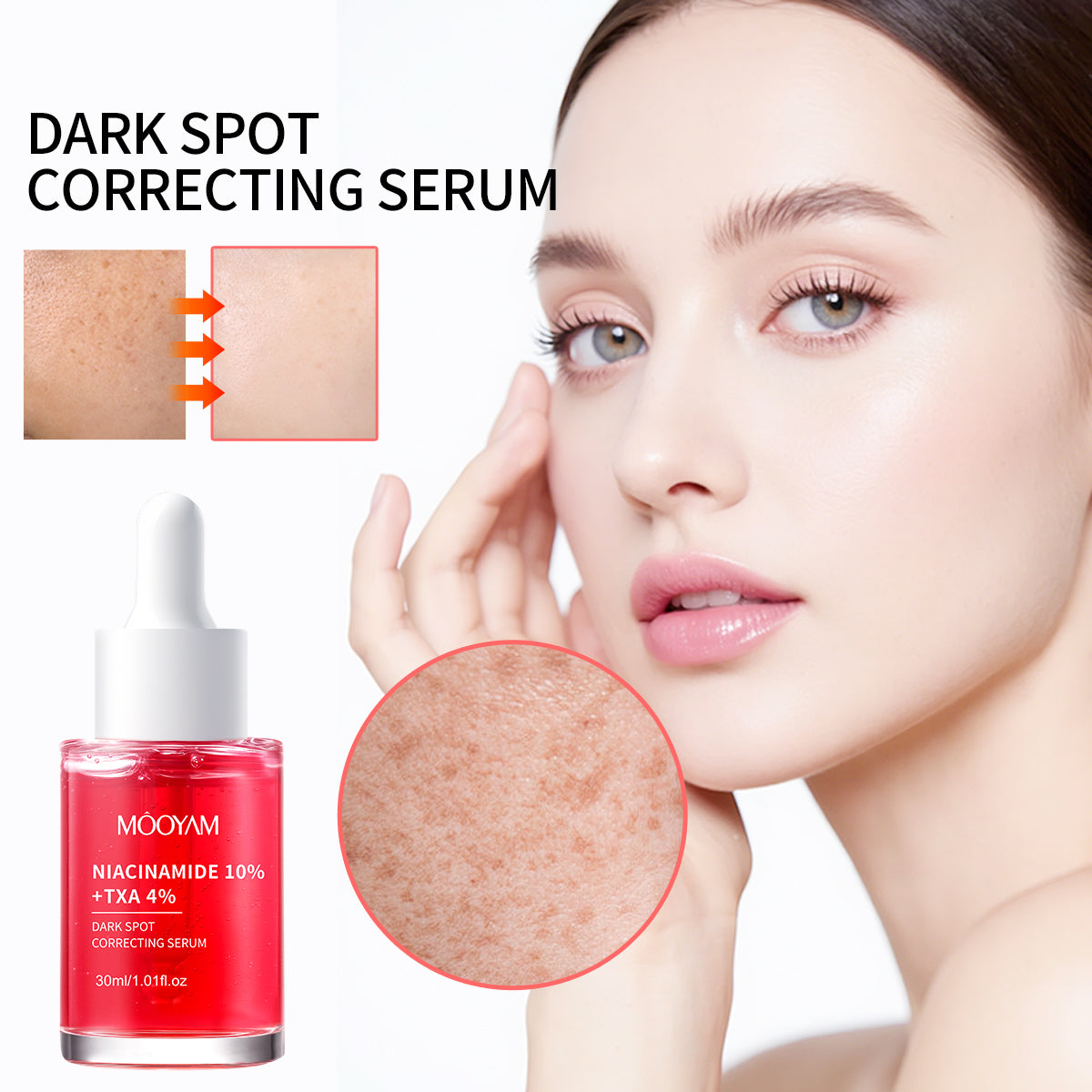 MÔOYAM Niacinamide Serum Dark Spot Remover Skin Brightener & Tone Corrector MOOYAM Facial Serum