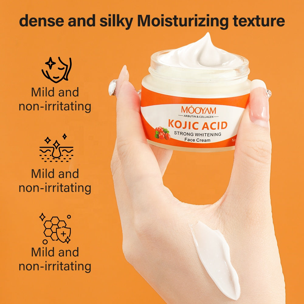 MÔOYAM Kojic Acid Collagen Face Whitening Cream Skin Lightening Cream