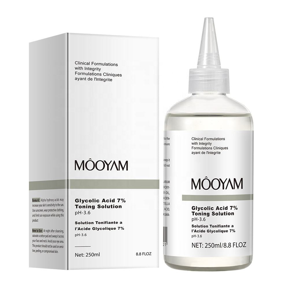 MÔOYAM Glycolic Acid 7% Toning Solution Gentle Exfoliating Toner