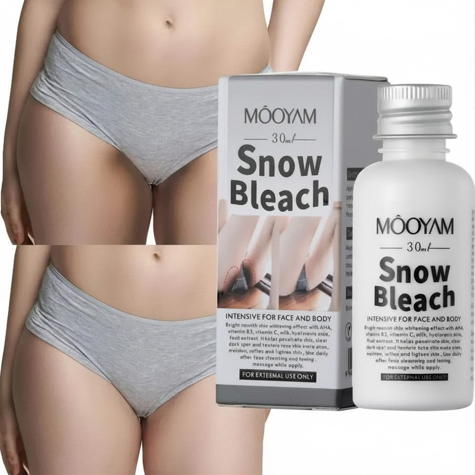 MÔOYAM Snow Bleach (30ml) – Intensive Brightening Cream for Face, Body, Underarms & Sensitive Areas
