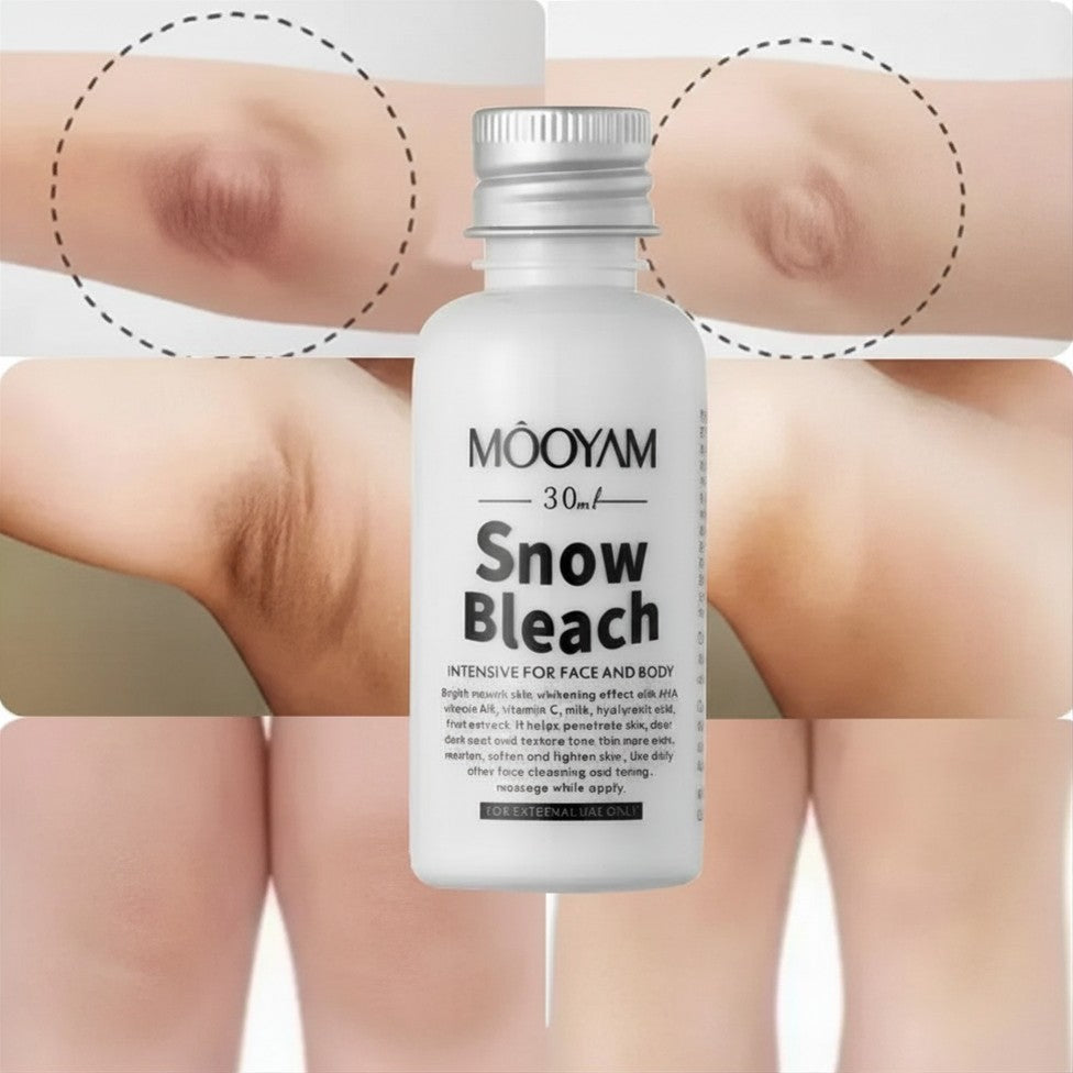 MÔOYAM Snow Bleach (30ml) – Intensive Brightening Cream for Face, Body, Underarms & Sensitive Areas